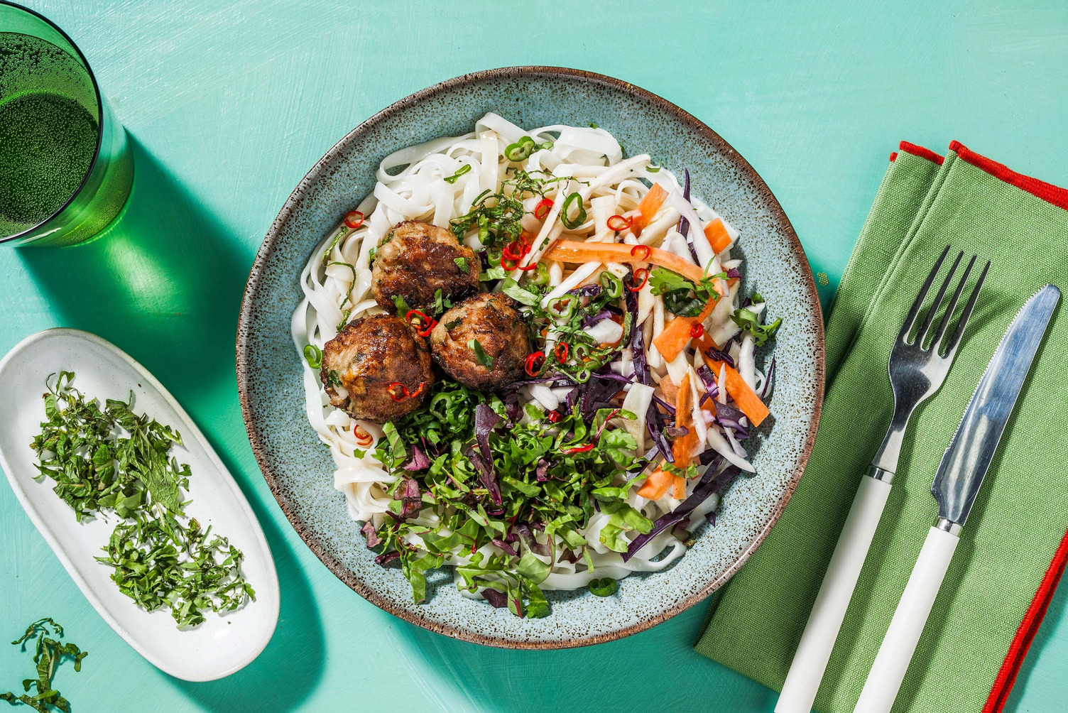 Bún chả : boulettes de porc vietnamiennes