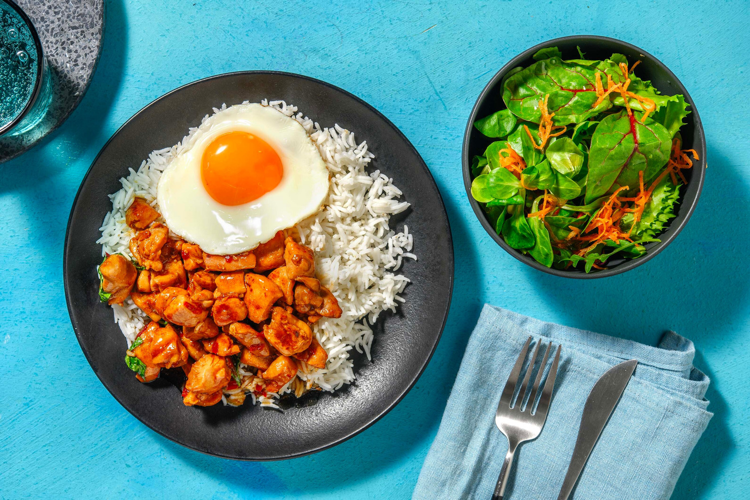 Pad Kra Pao Gai : poulet épicé au basilic thaï