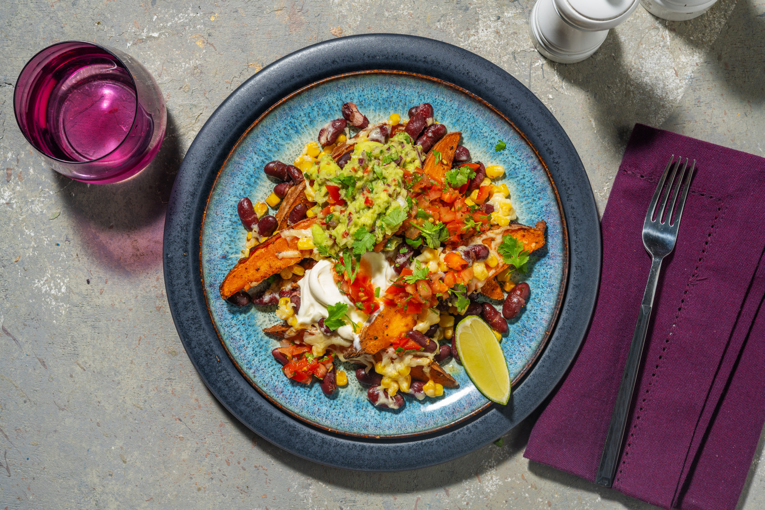 Vegetarisch kapsalon op z'n Mexicaans