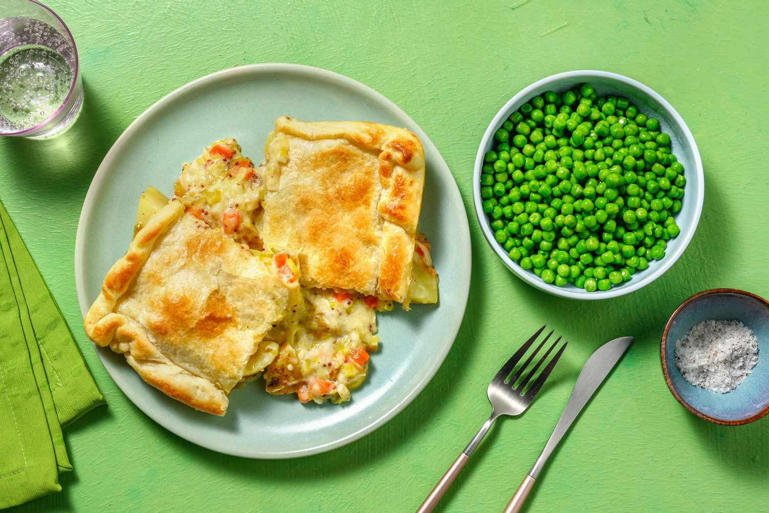 Springtime Potato, Carrot and Leek Pie