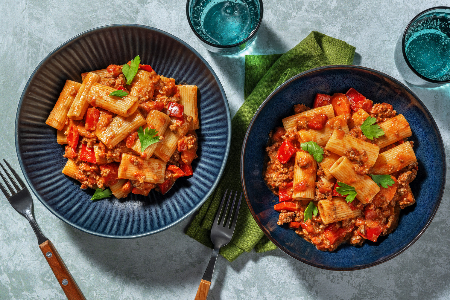 Smokey oksekødspasta