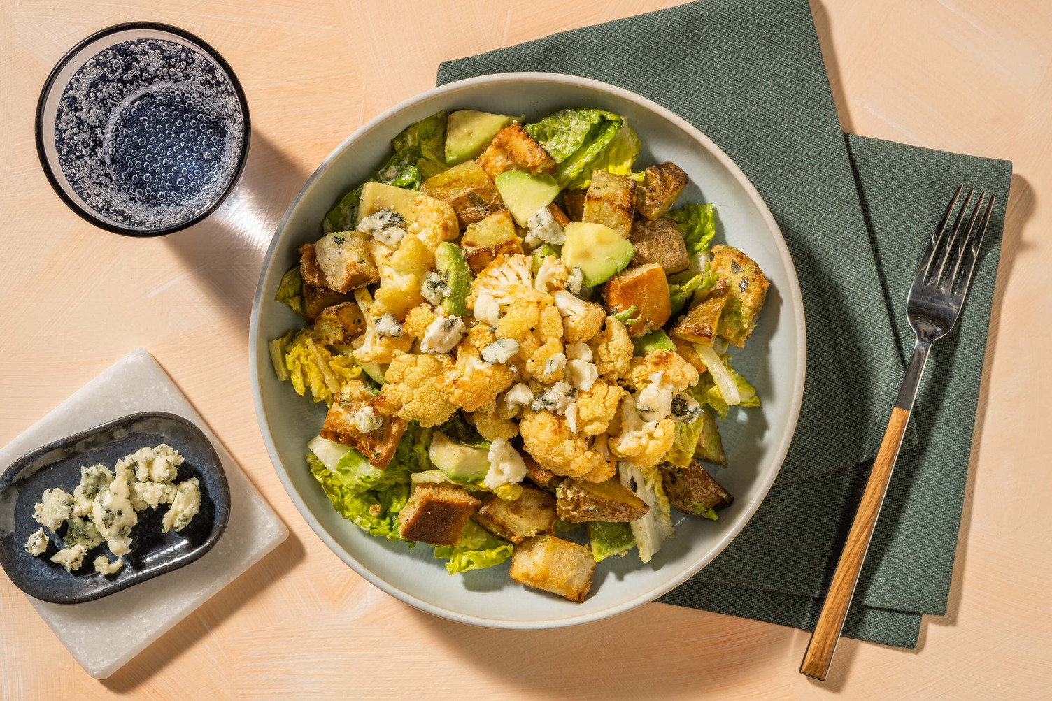 Sriracha Glazed Cauliflower Sunshine Salad