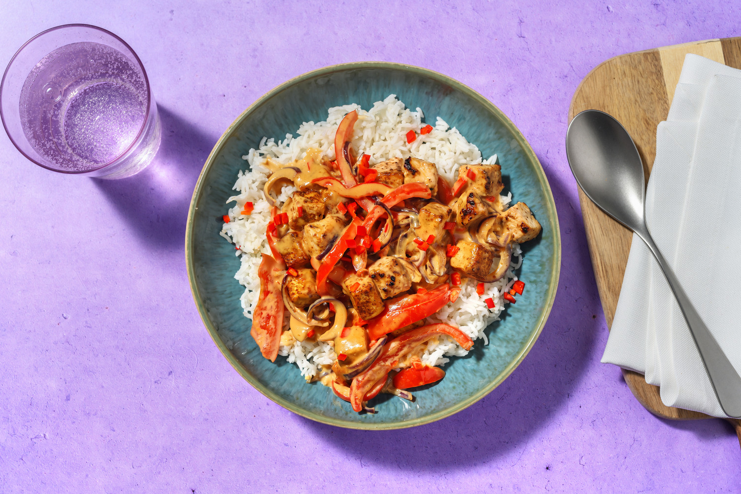 Chicken and Veg Satay