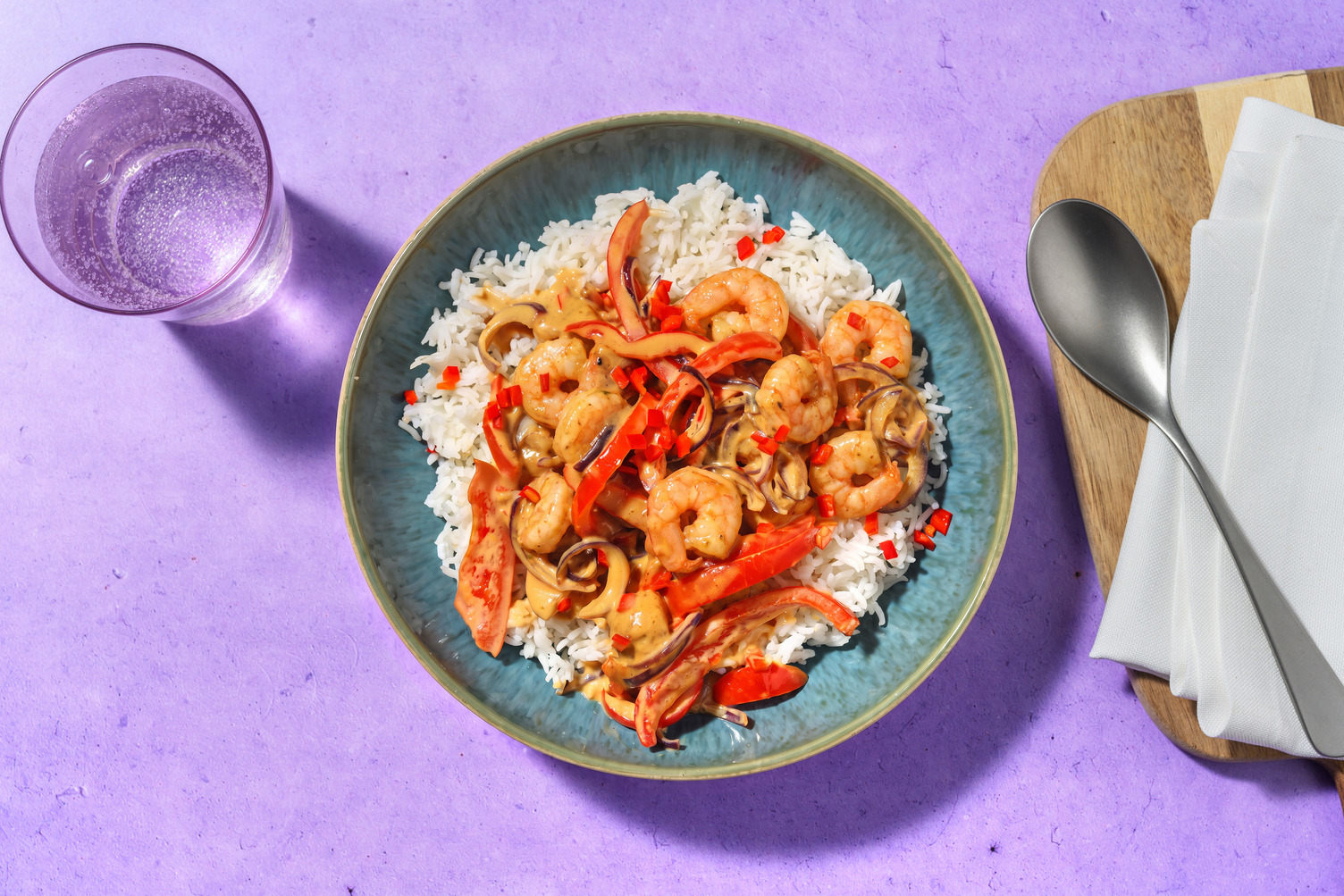 Prawn and Veg Satay