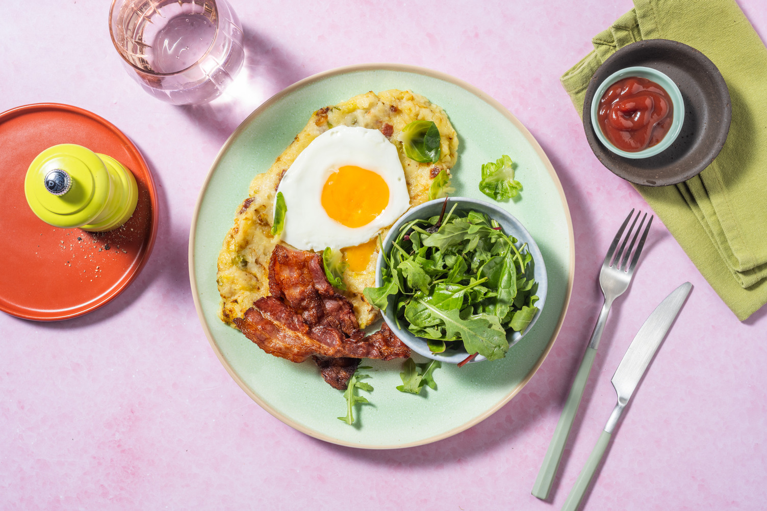 Bubble & Squeak : galettes de légumes & bacon