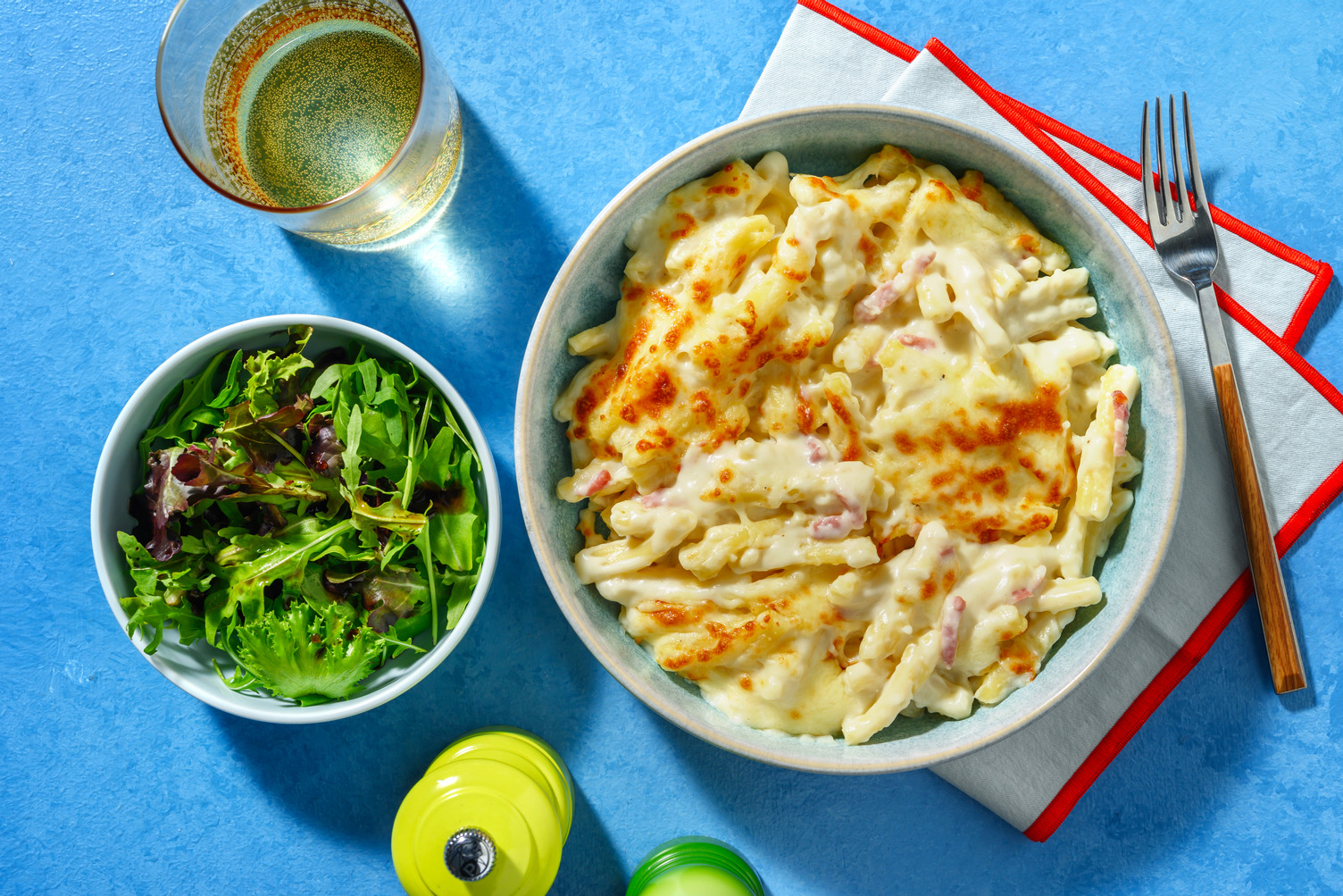 Gratin de pâtes aux saveurs d'enfance