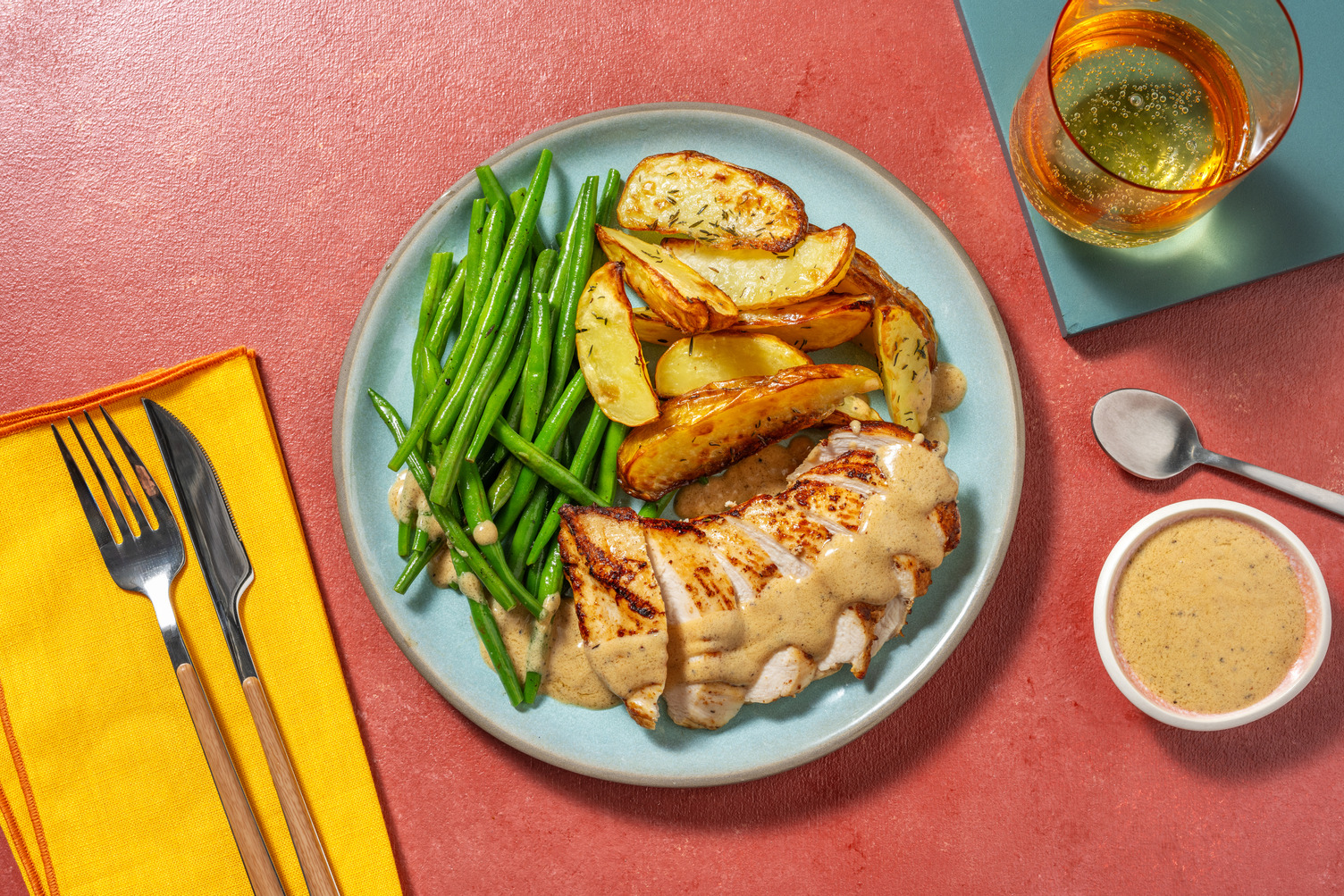 Filet de poulet sauce au poivre