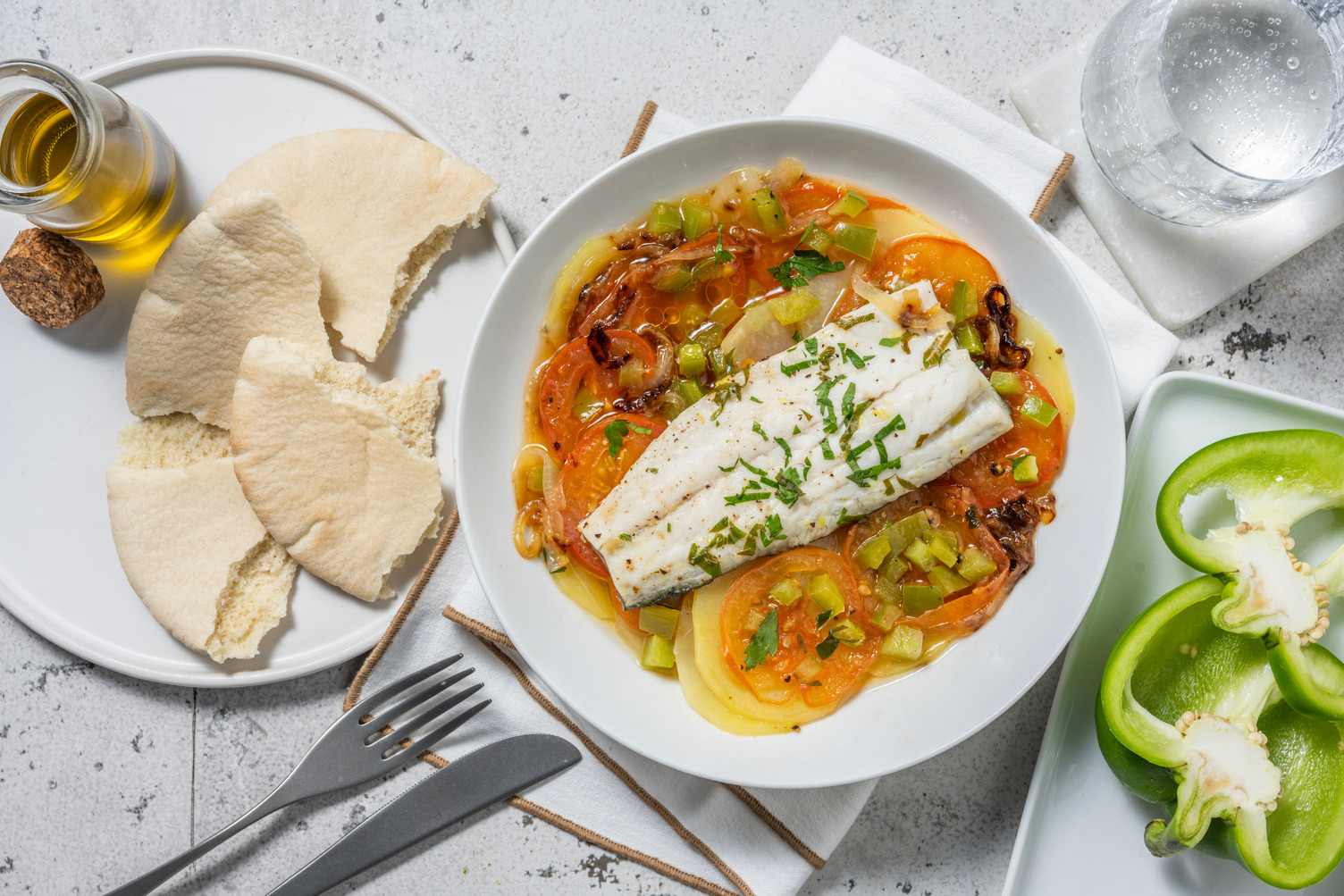 One pot de lieu citronné façon Ekşili Balık