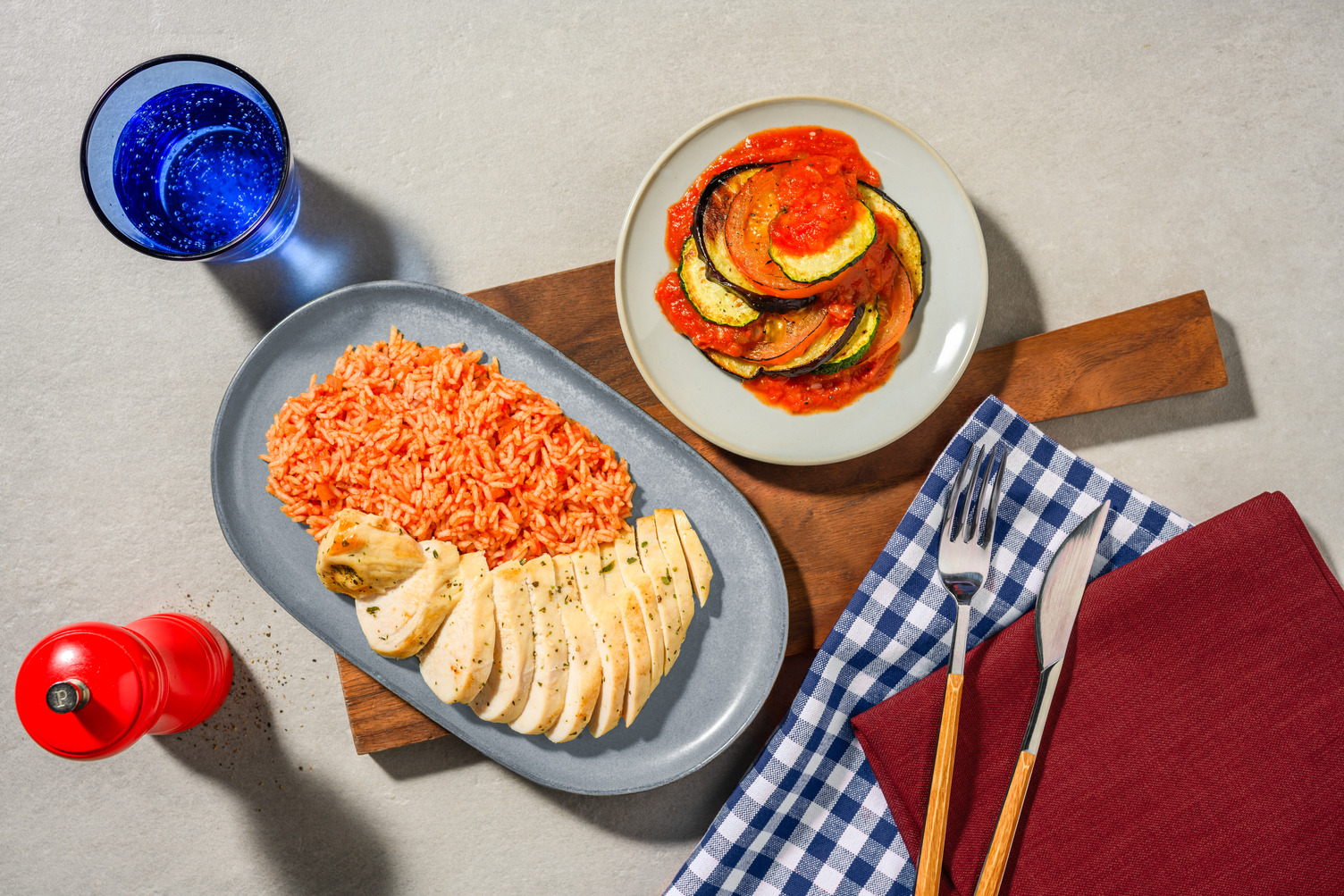 Ratatouille & poulet façon Petit Chef