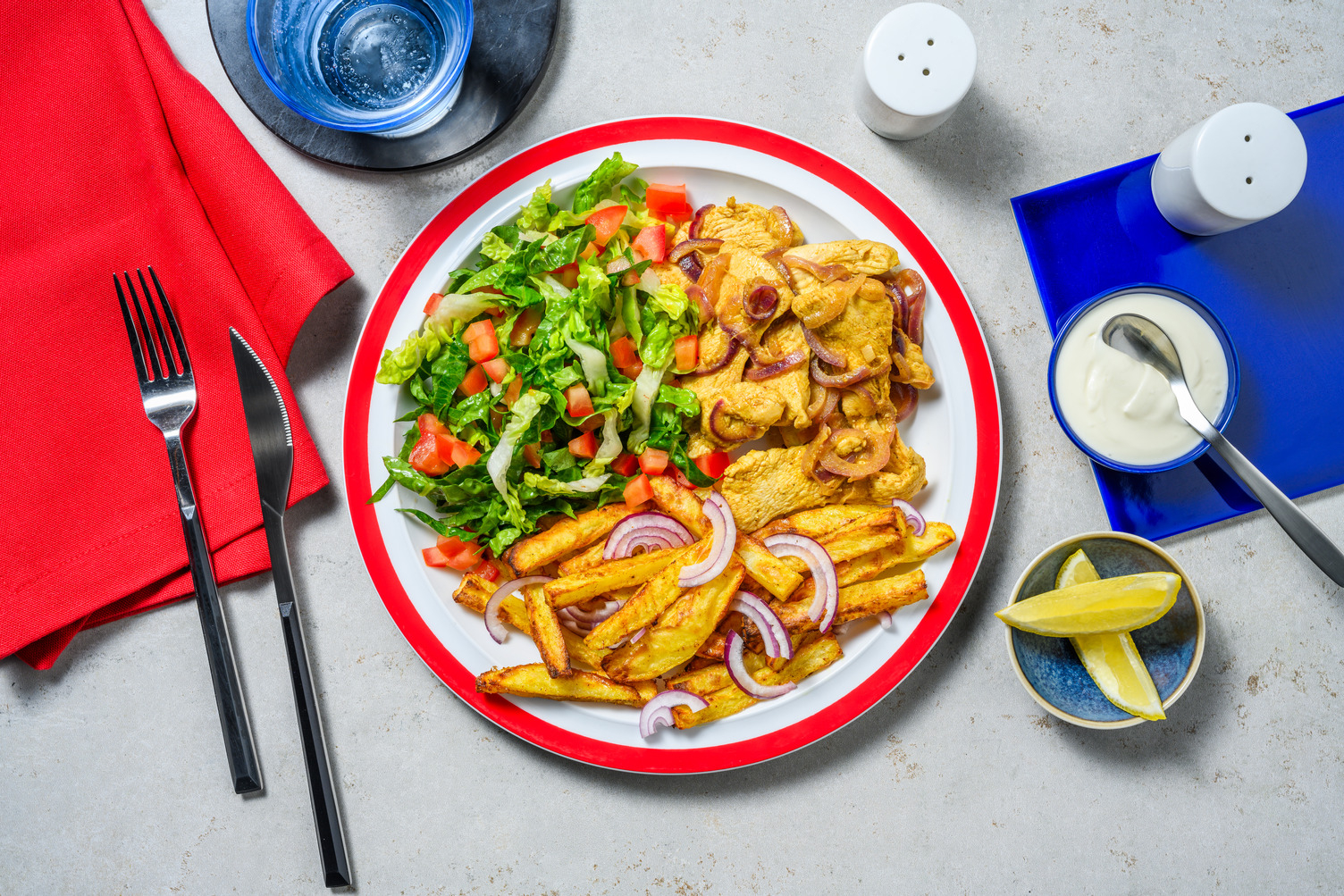 Shawarma au poulet pour missions épiques