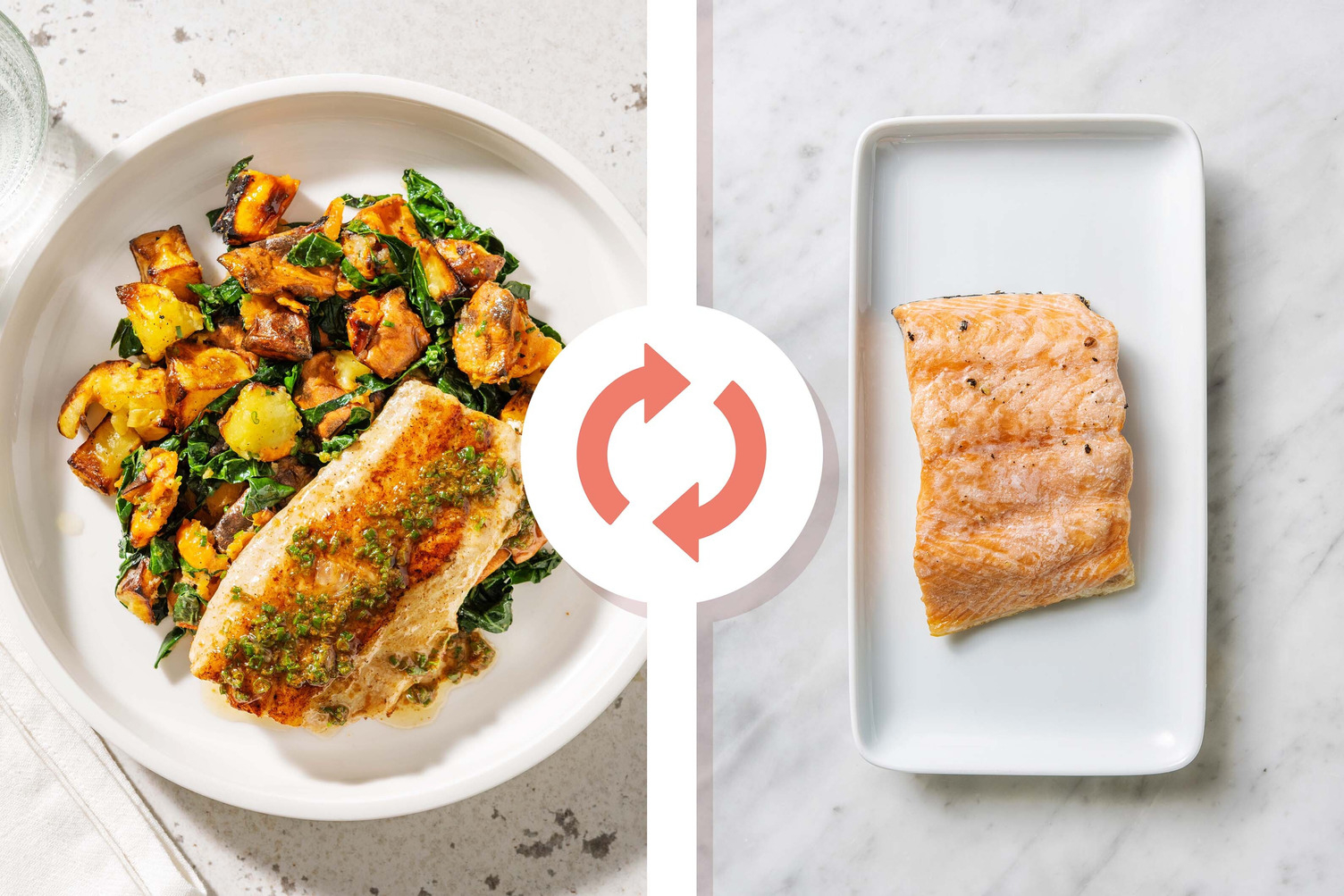 Cajun Spiced Salmon and Chive Dressing