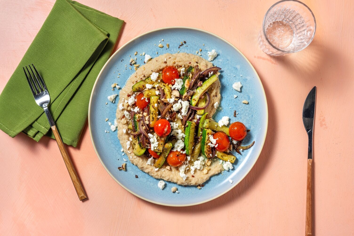 Zatar-Gemüse mit Feta-Crumble