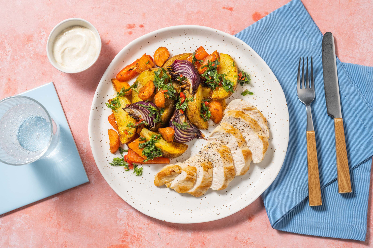 Ovnbagt fajita-kylling