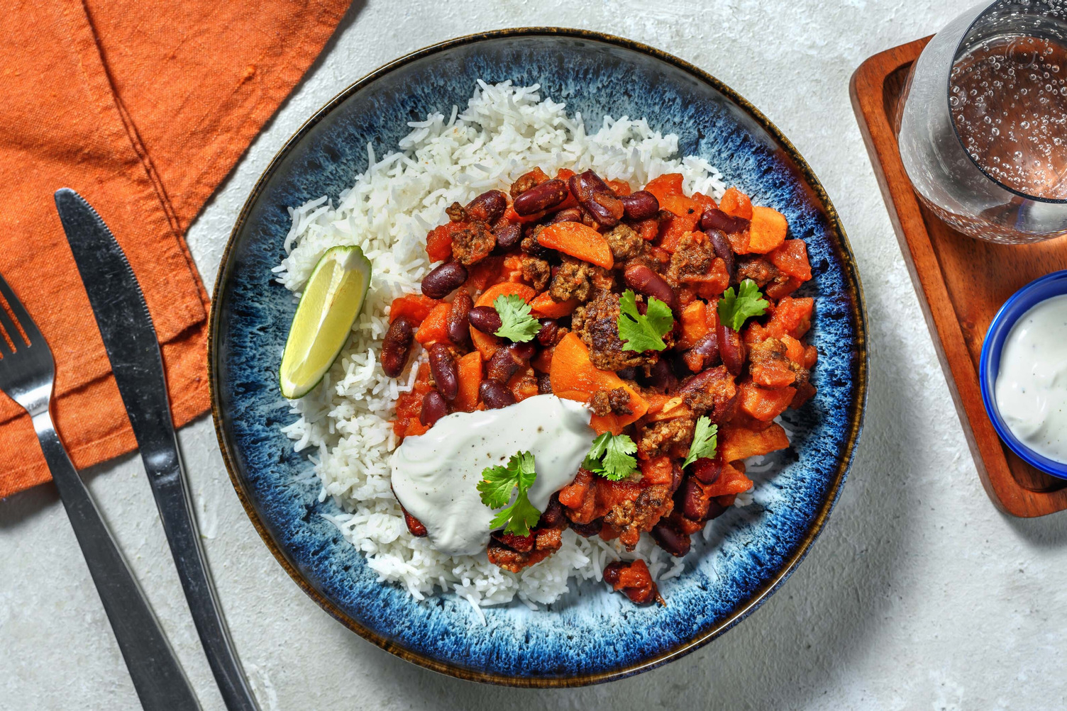 Hurtig oksekødschili