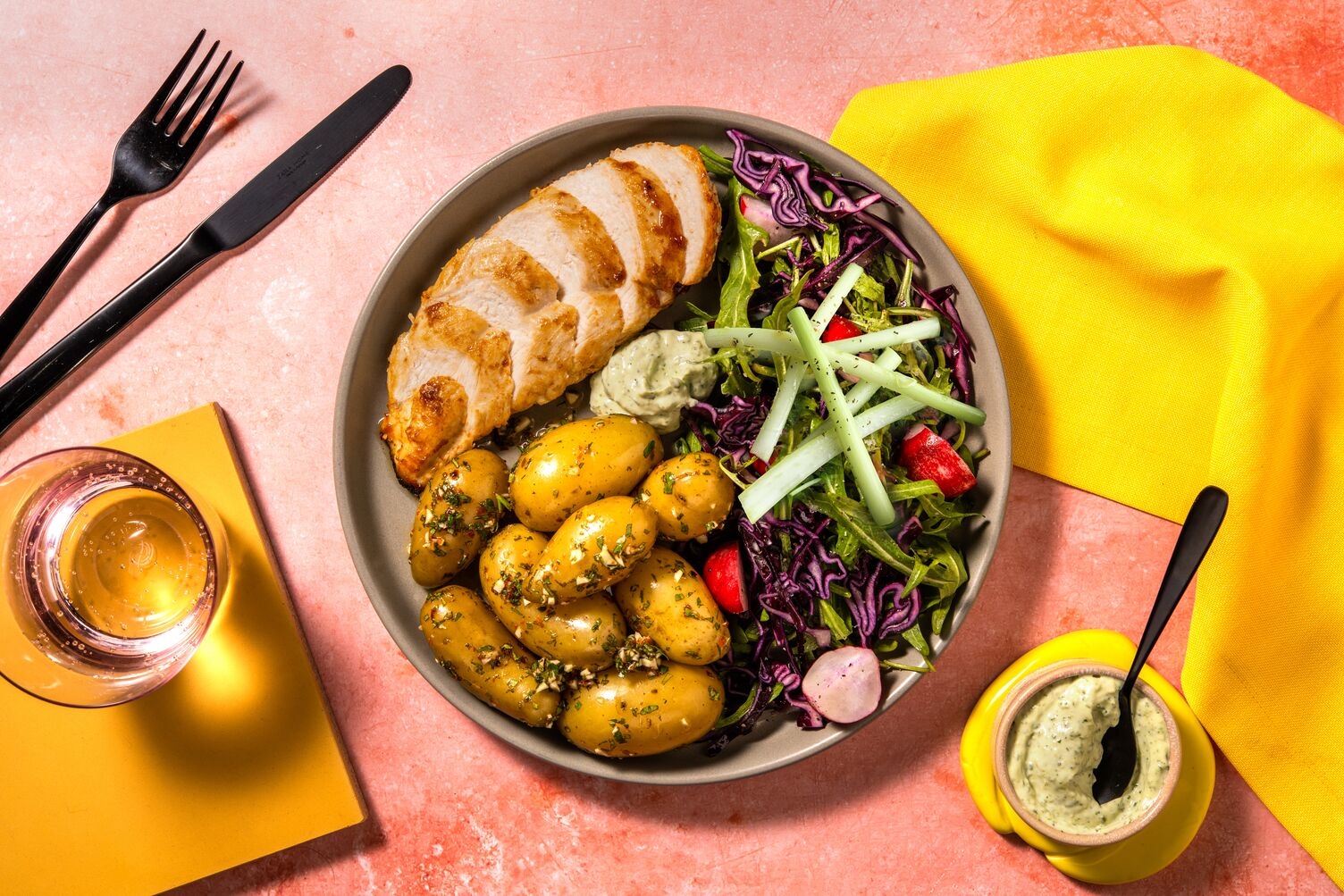 Pannstekt kryddig kyckling