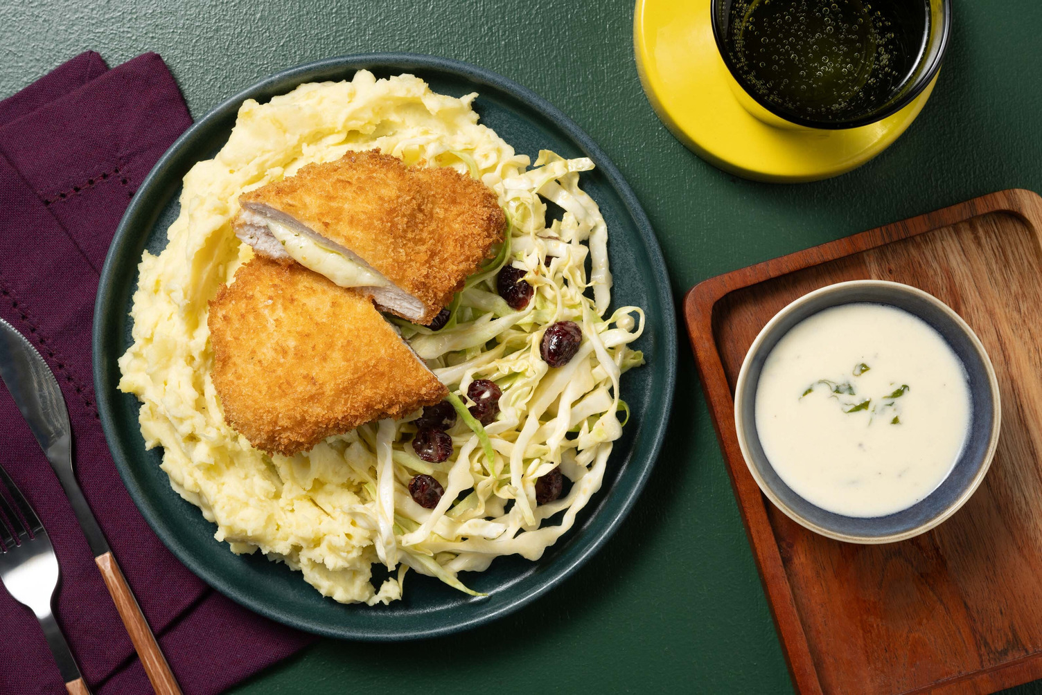 Cheesy chicken Kiev