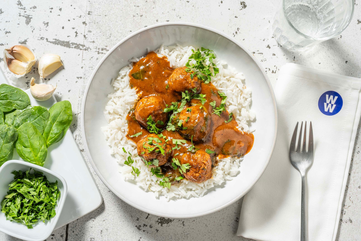 Veggie Meatball Rogan Josh