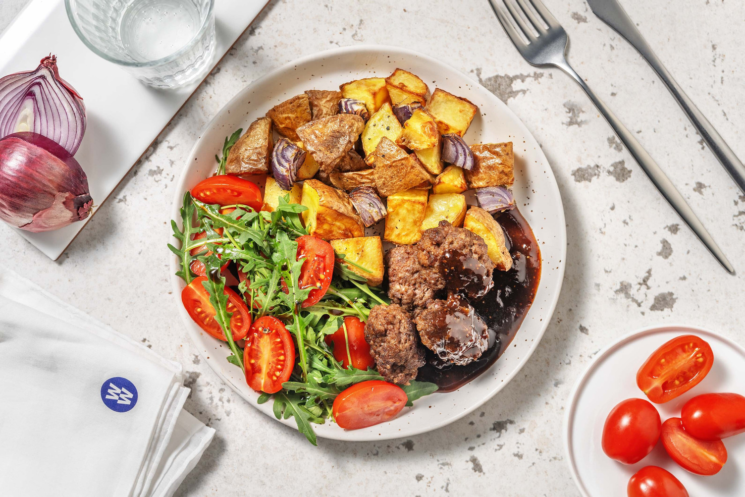 Baharat Lamb Koftas and Balsamic Fig Sauce