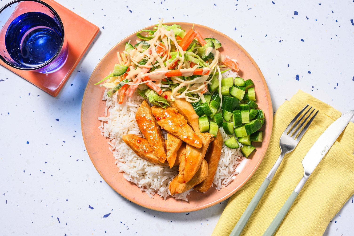 Sweet chilli chicken bowl