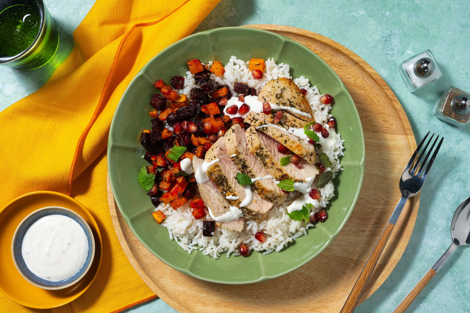 Za'atar-stekt kylling