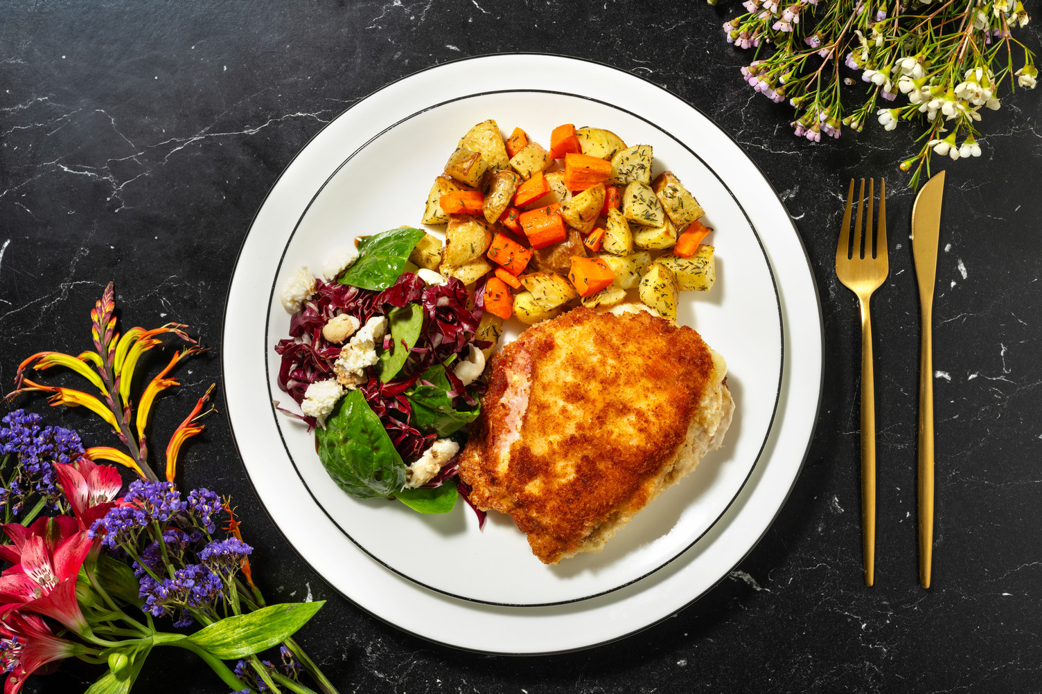 Cordon bleu maison : jambon & mozzarella