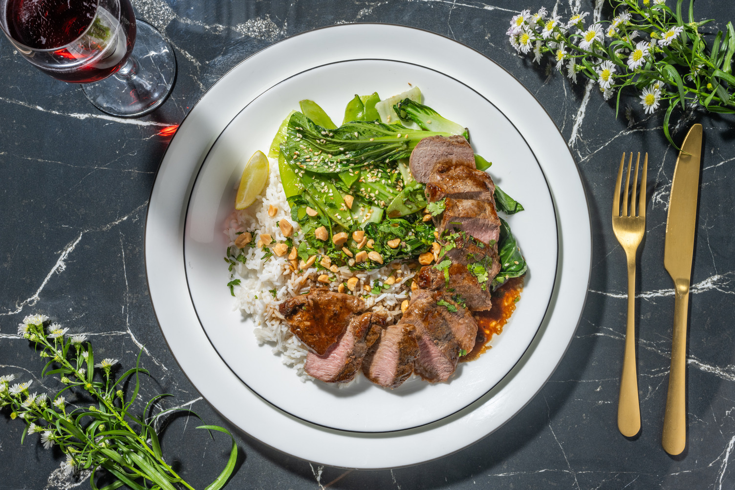 Teriyaki Glazed Rump Steak