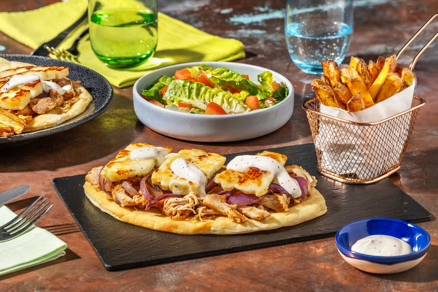 Chicken and Halloumi Shawarma