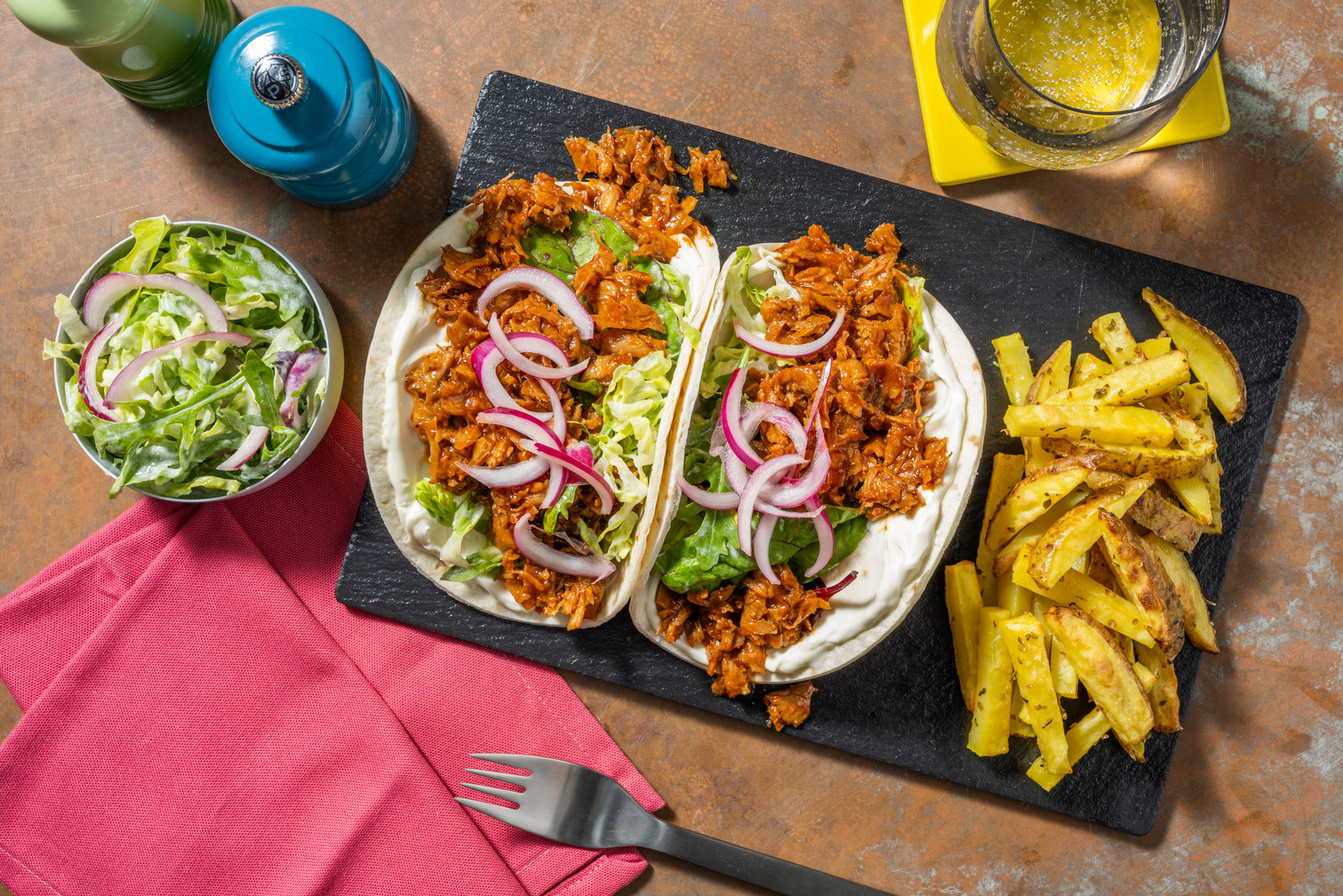 Chipotle BBQ Pulled Pork Tacos