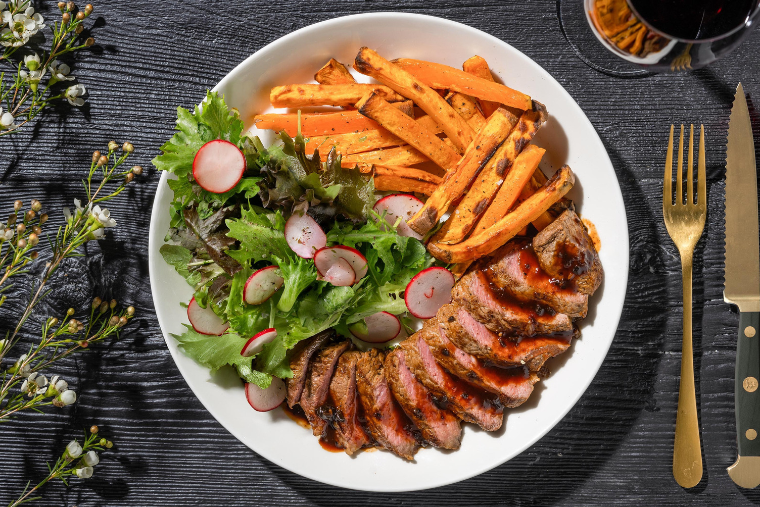 Miso Honey Glazed 21 Day Aged Sirloin Steak