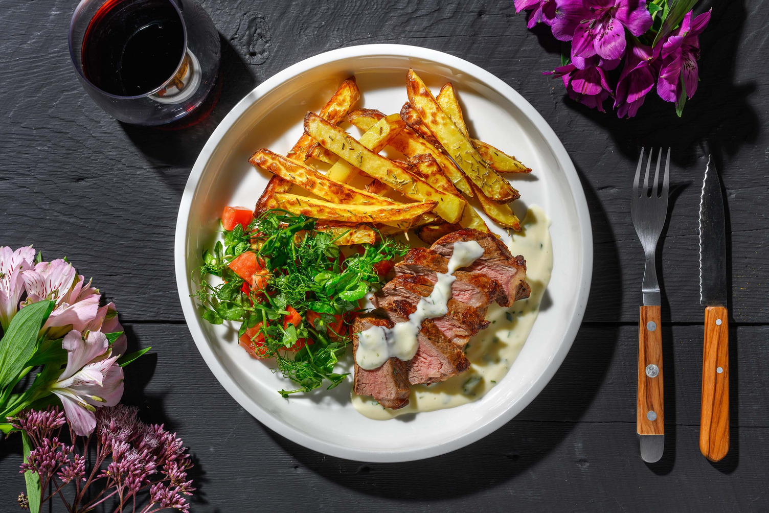 21 Day Aged Sirloin Steak and Béarnaise Sauce