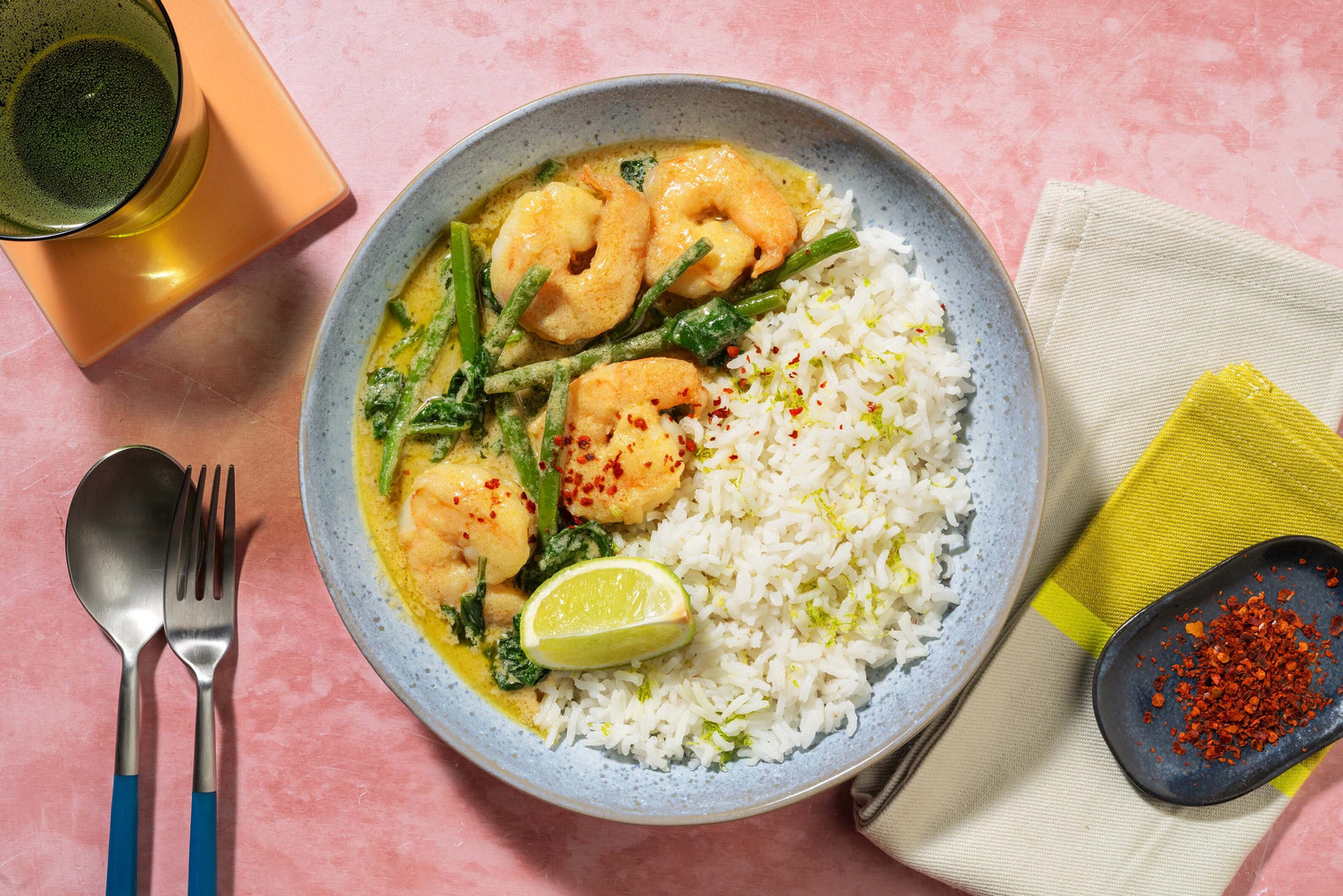 Thai Green Style Prawn and Green Bean Curry