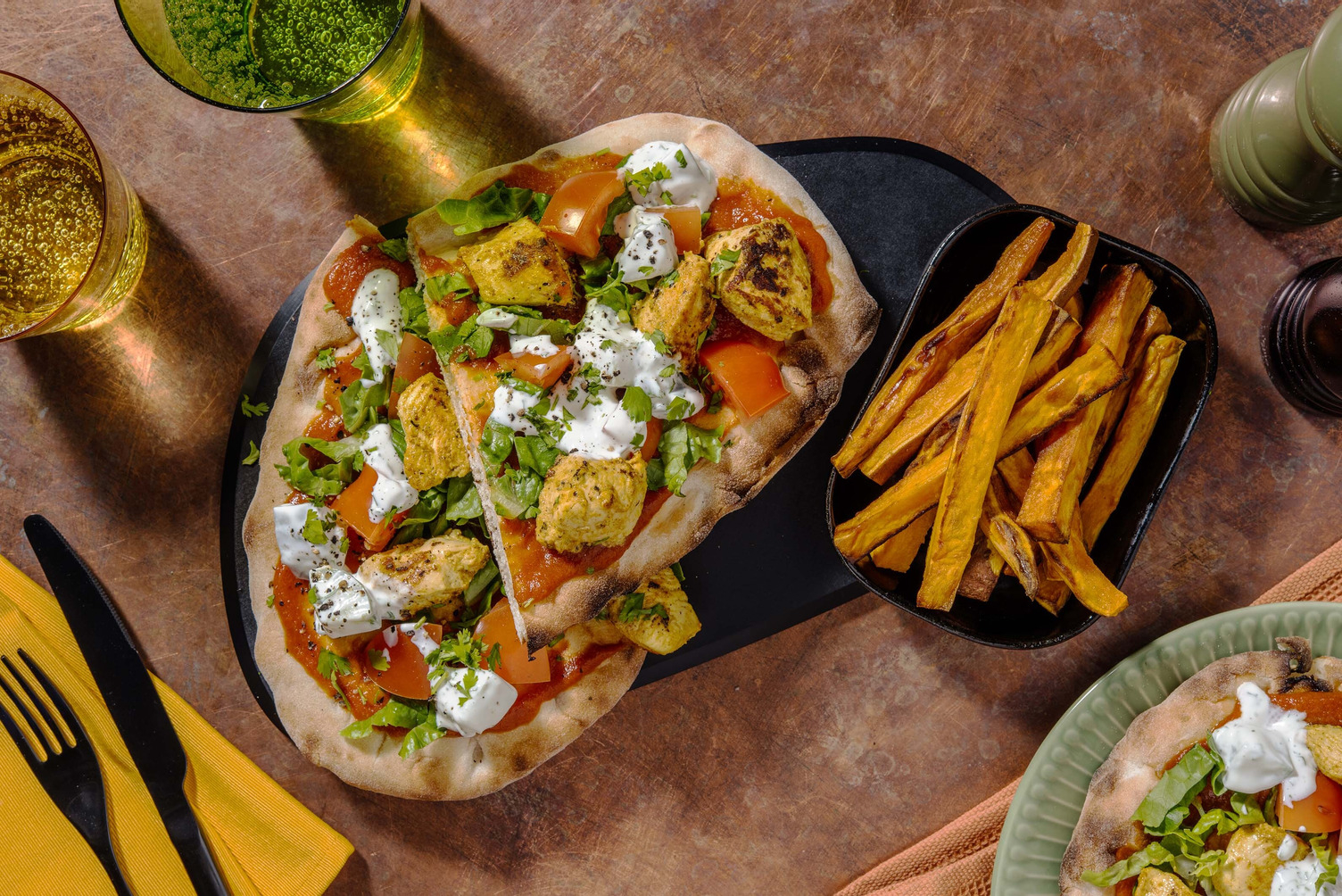 Tandoori Chicken Loaded Naan 