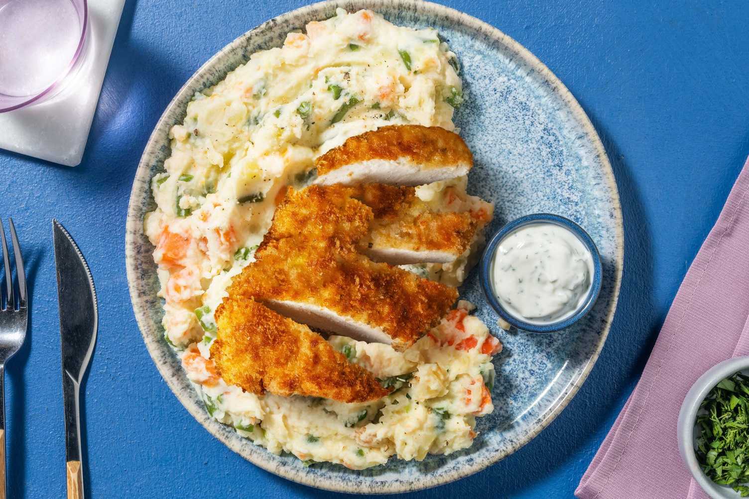 Bio-Hähnchen in Knusperhülle