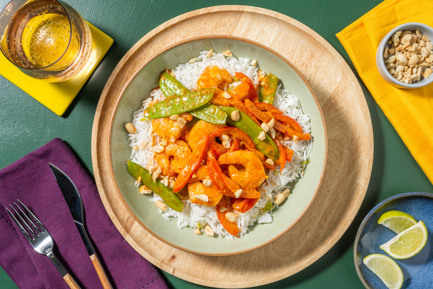 Ultimate Red Thai Style King Prawn Curry 