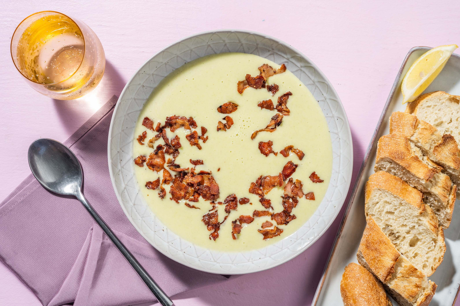 Wärmende Rosenkohlcremesuppe