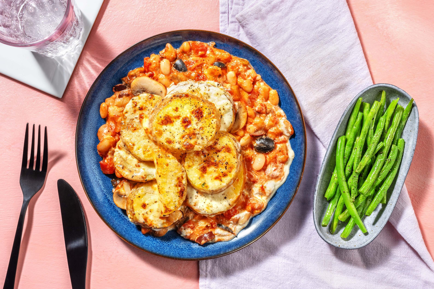 Italian Style Bacon and Butter Bean Hotpot