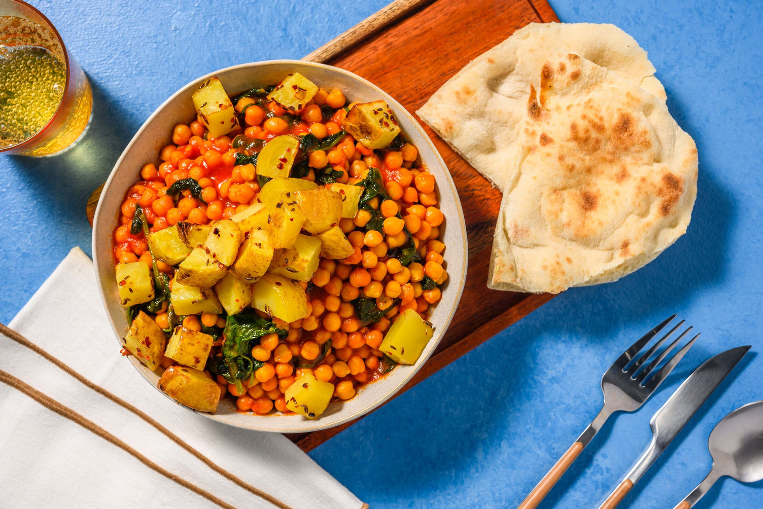 Saag Chana Masala Curry