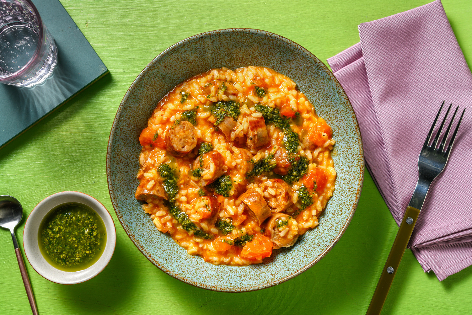 Oven-Baked Chicken Risotto al Pomodoro