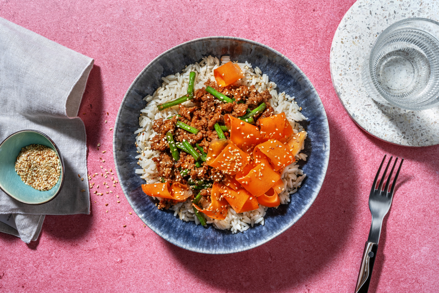 Fragrant Teriyaki Lemongrass Meat-Free Mince