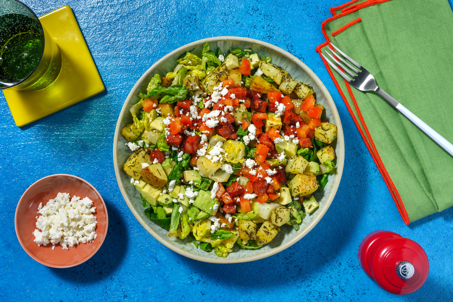 Summer Chorizo and Potato Salad