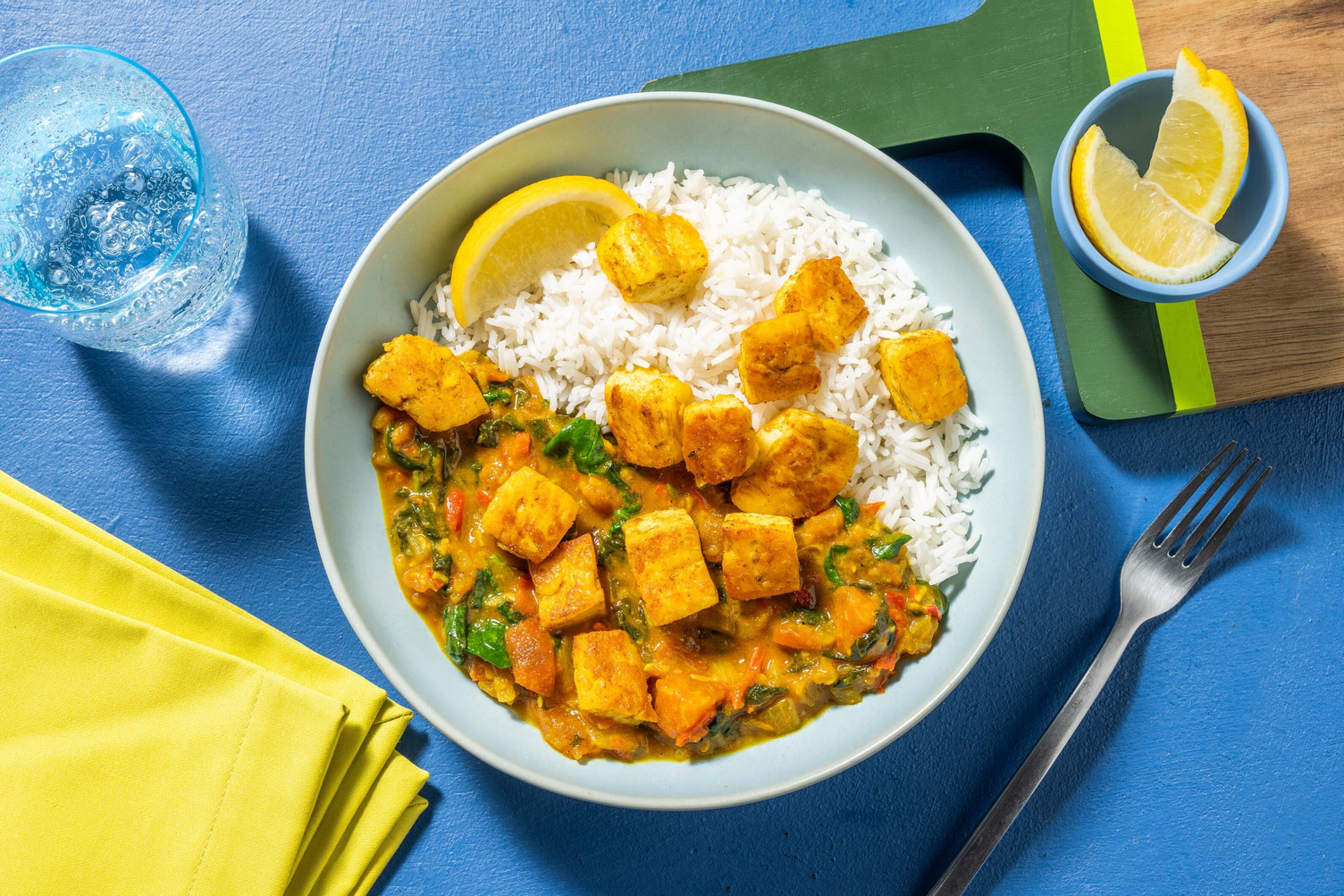 Paneer met currykruiden
