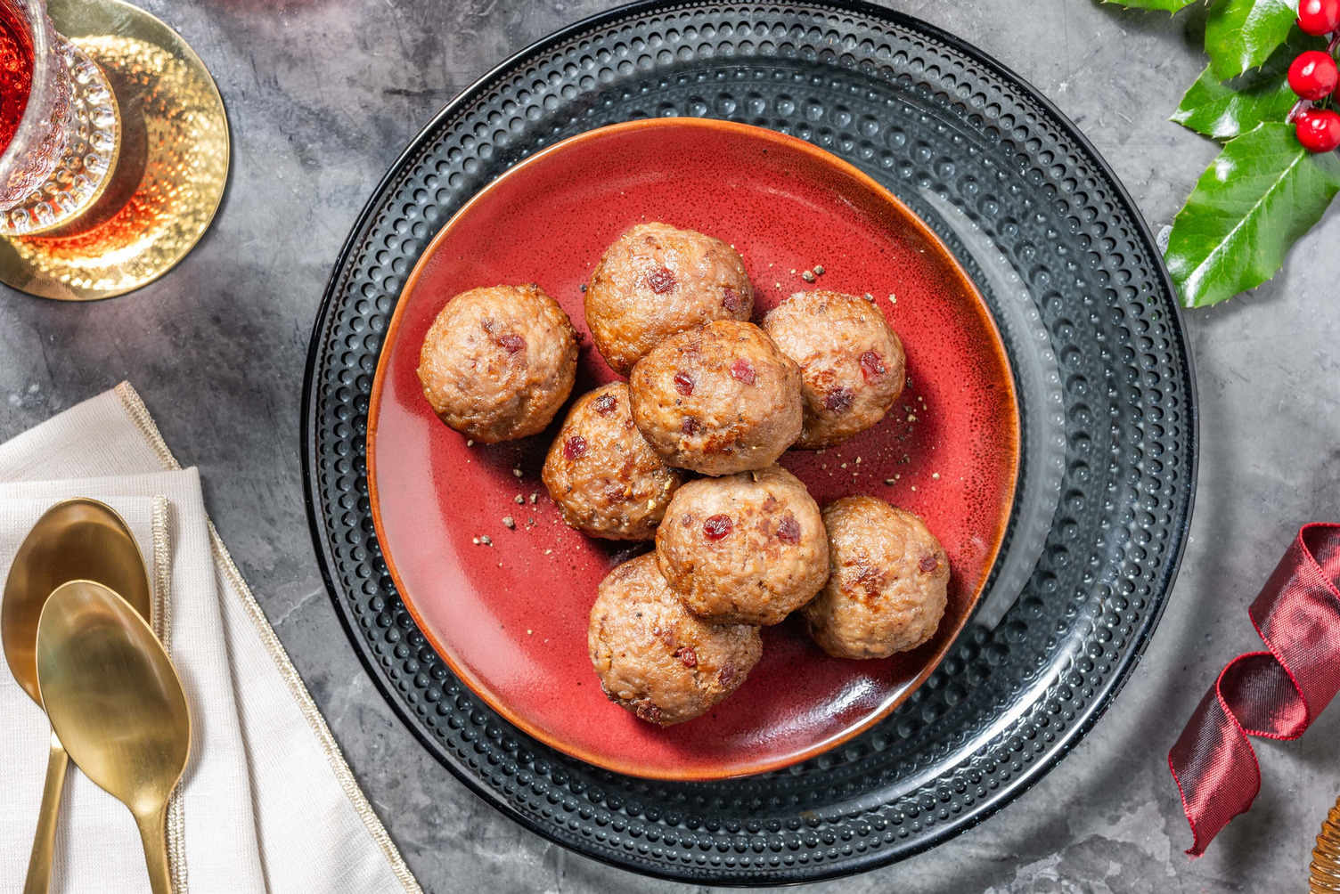 Pork and Cranberry Stuffing Balls