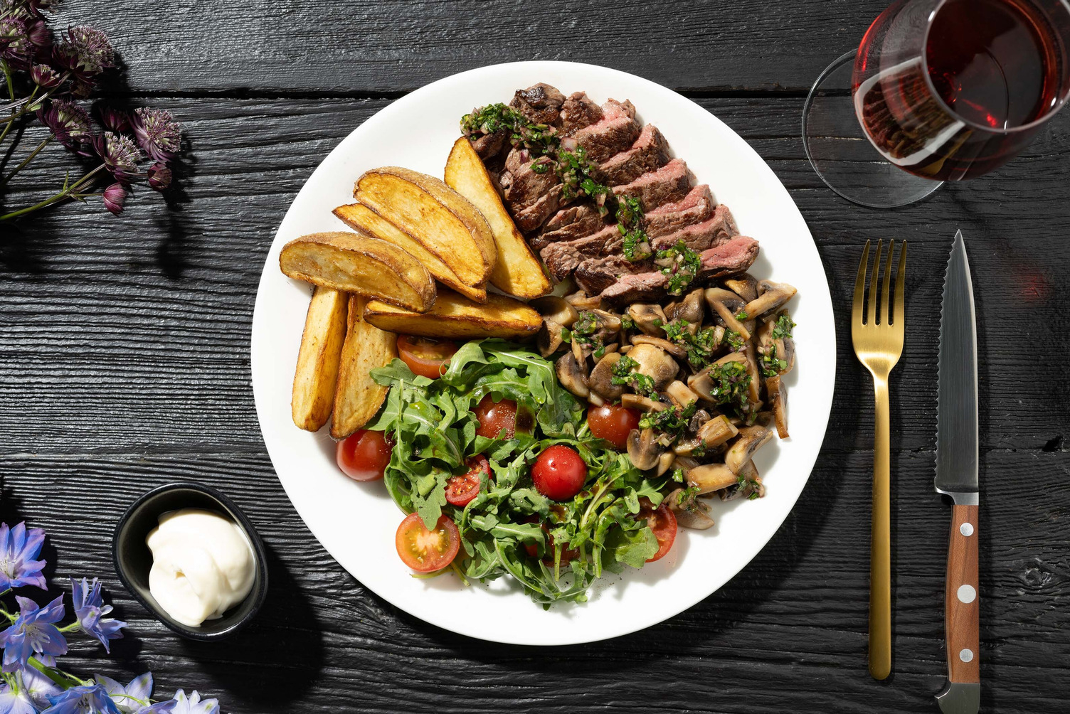 Klassieke tournedos met chimichurri