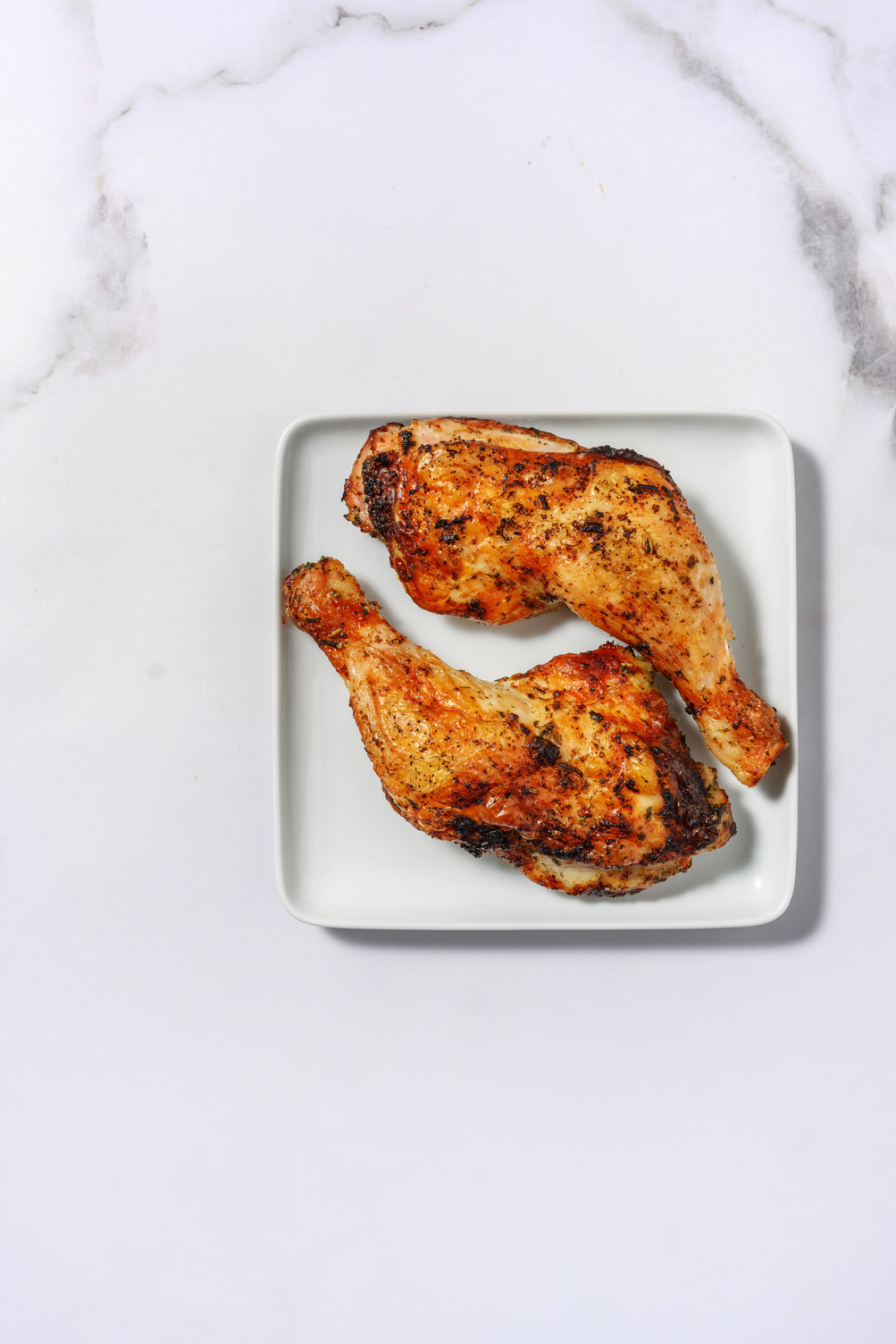 Hähnchenkeule in Kräutermarinade