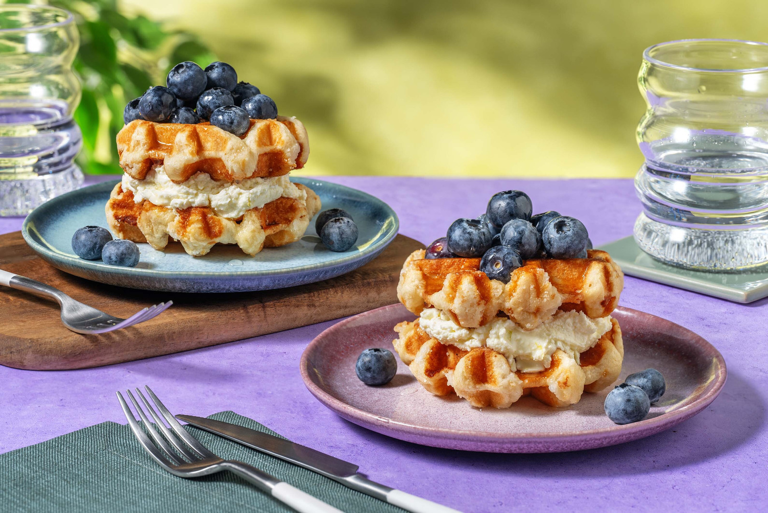 Lemon Drizzle Waffles