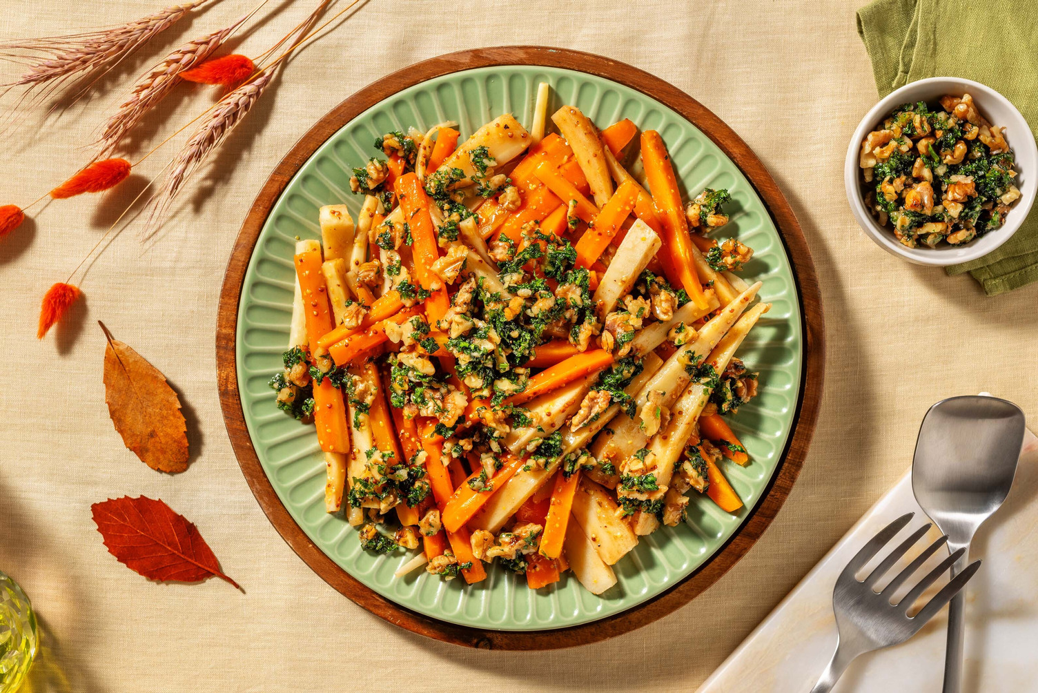 Apricot-and-Balsamic-Glazed Root Veggies