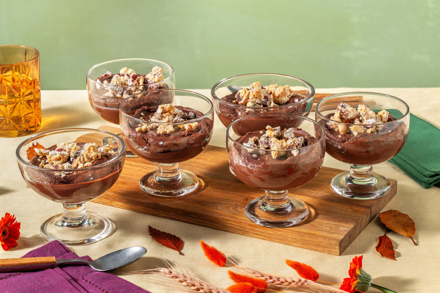 Silky Double-Chocolate Mousse Cups