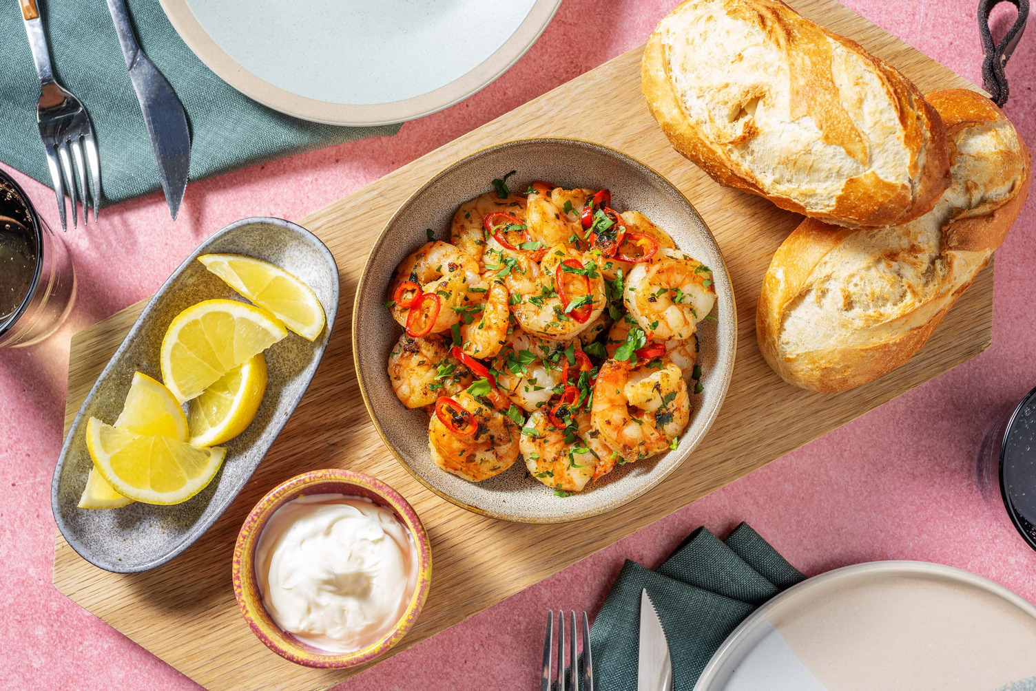 Spicy Garlic Shrimp