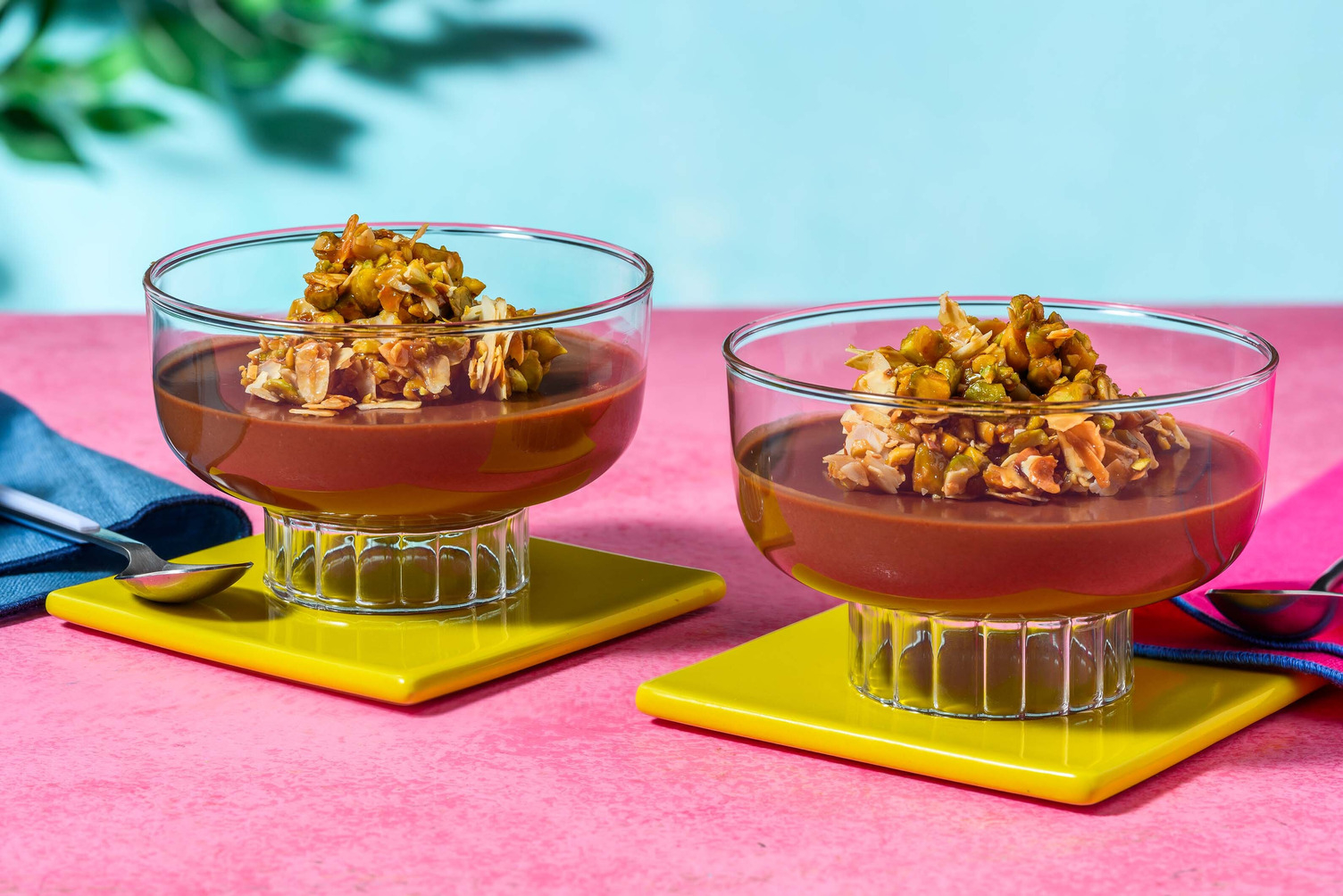 Rich Salted Caramel Chocolate Puddings