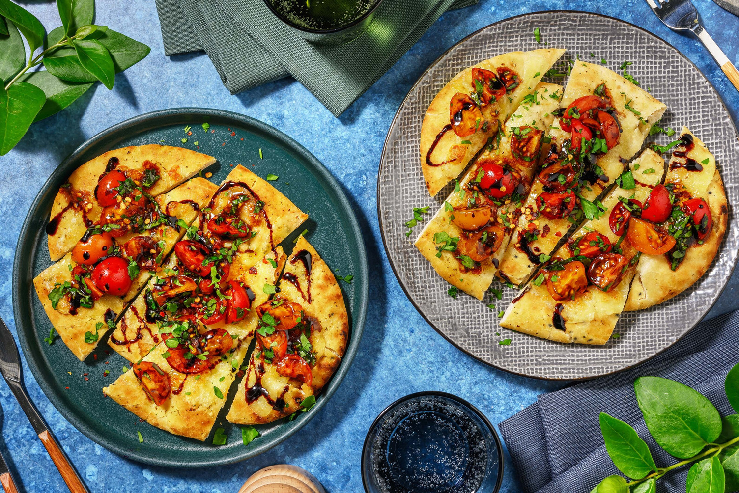 Quick Grilled Caprese Flatbread Kit